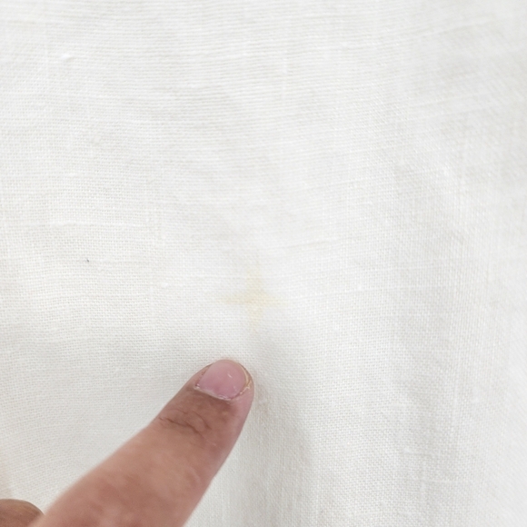 Willow Women's 100% Linen Short Sleeves Boxy Tee Lagenlook - S - Picture 4 of 6